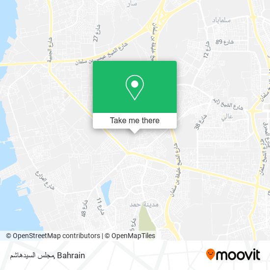 مجلس السيدهاشم map