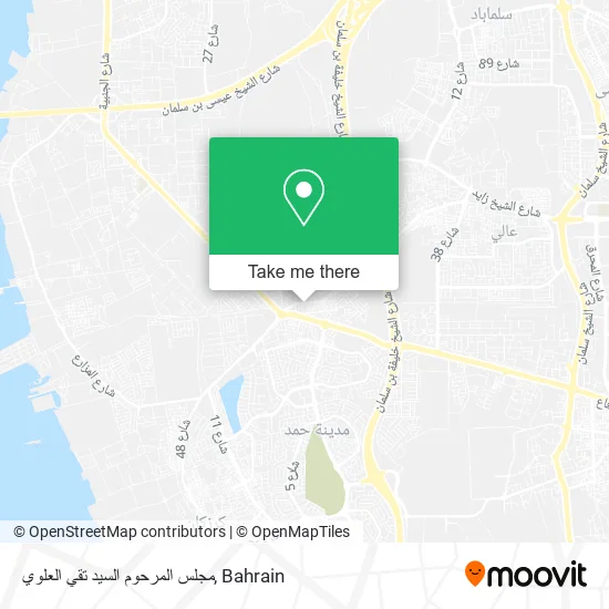 مجلس المرحوم السيد تقي العلوي map