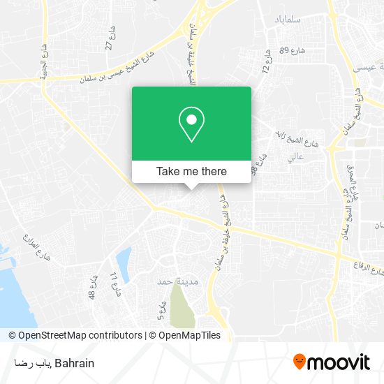 باب رضا map