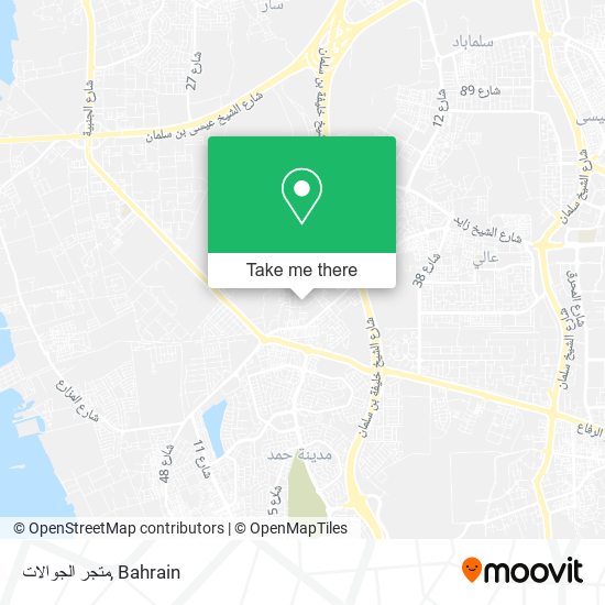 متجر الجوالات map