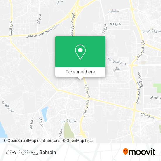 روضة قرية الأطفال map