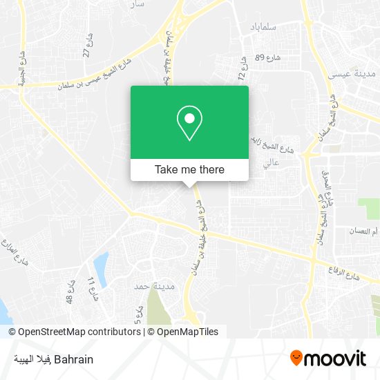 فيلا الهيبة map