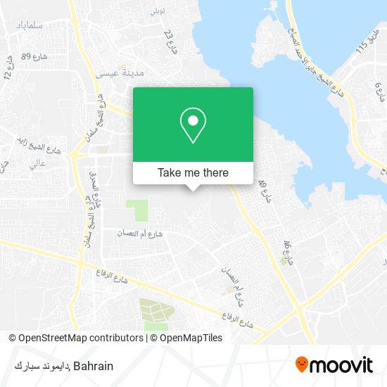 دايموند سبارك map