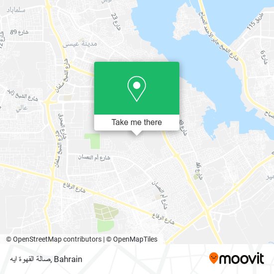 صالة القهوة ايه map
