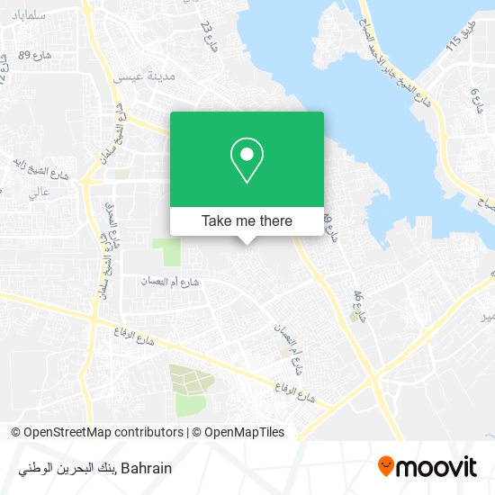 بنك البحرين الوطني map