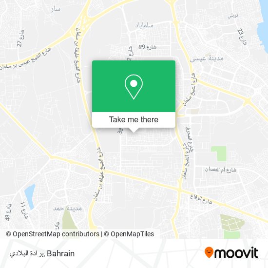 برادة البلادي map