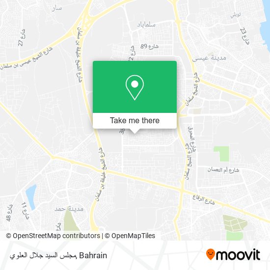 مجلس السيد جلال العلوي map