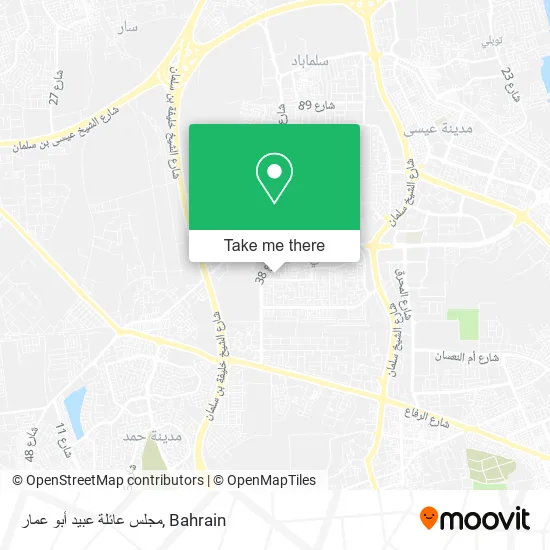 مجلس عائلة عبيد أبو عمار map