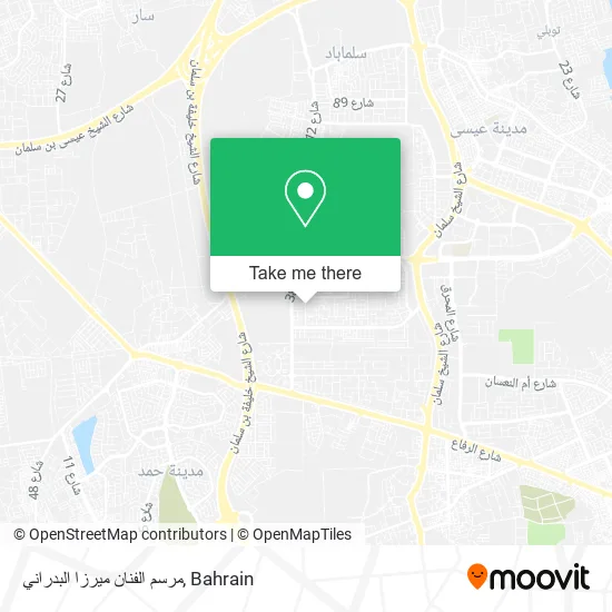 مرسم الفنان ميرزا البدراني map