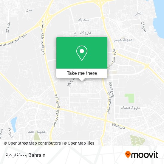 محطة فرعية map