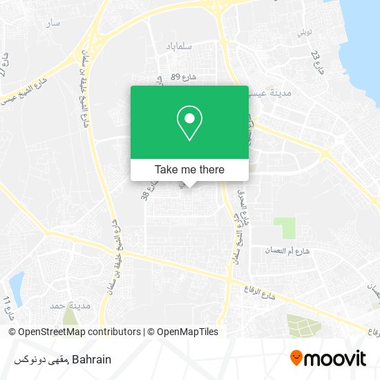 مقهى دونوكس map