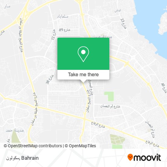سكولون map