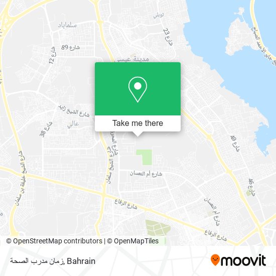زمان مدرب الصحة map