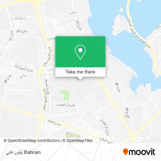 ليتون فاني map