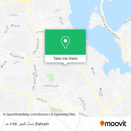شمال البحير 66 ك ف map