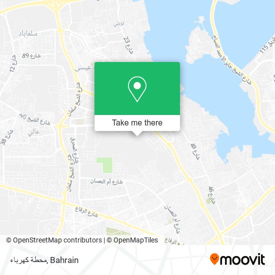 محطة كهرباء map