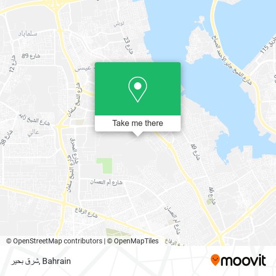 شرق بحير map
