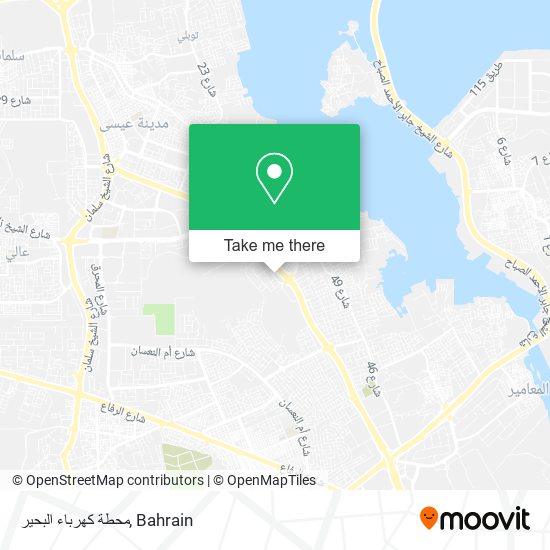 محطة كهرباء البحير map