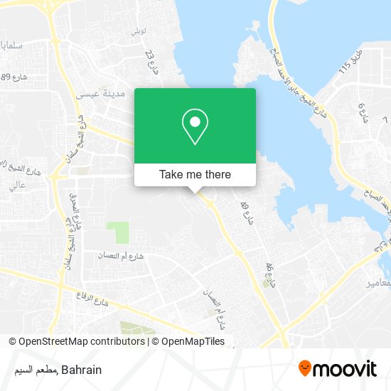 مطعم السيم map