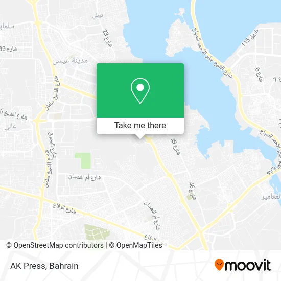 AK Press map