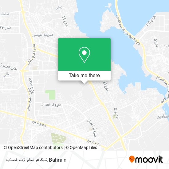 شيكاغو لمقاولات الصلب map