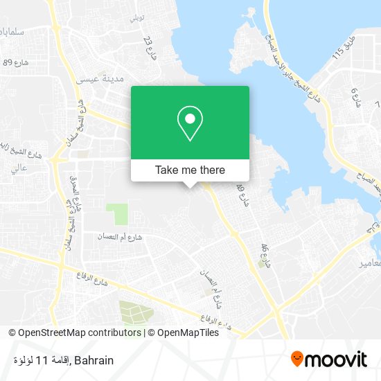 إقامة 11 لؤلؤة map