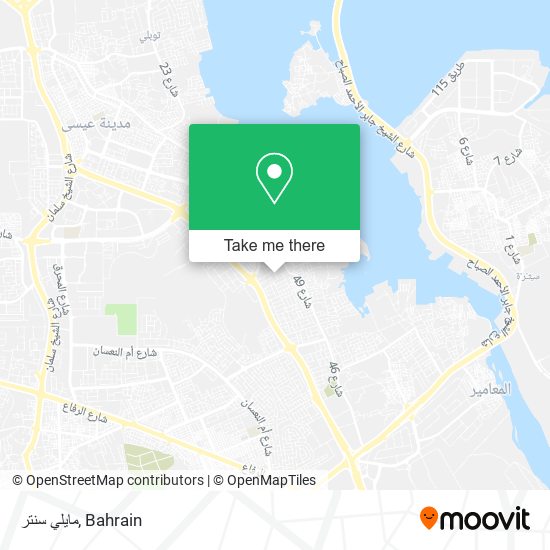 مايلي سنتر map