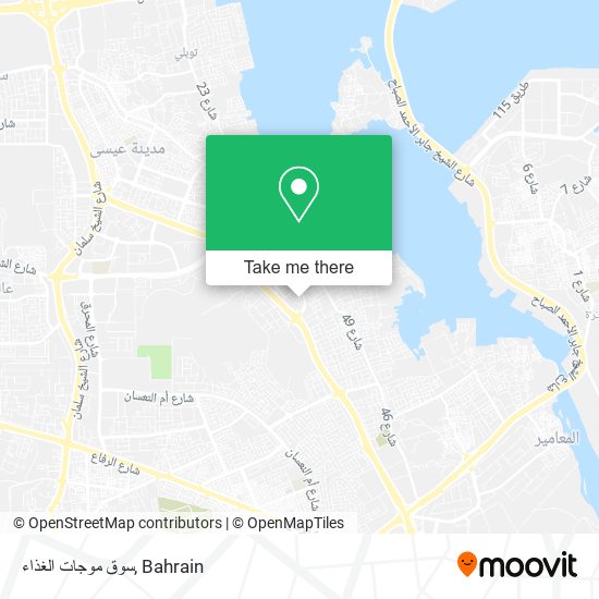 سوق موجات الغذاء map