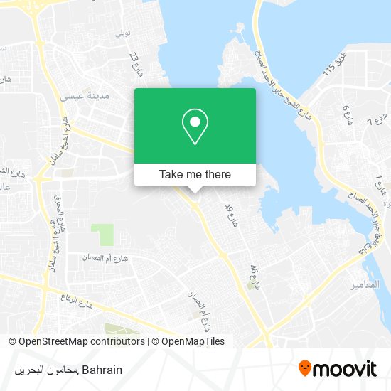 محامون البحرين map