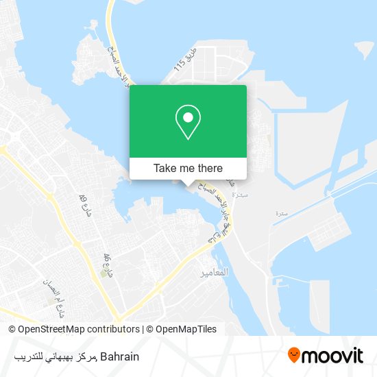 مركز بهبهاني للتدريب map
