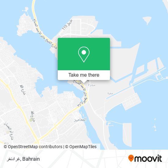 غرادنغر map
