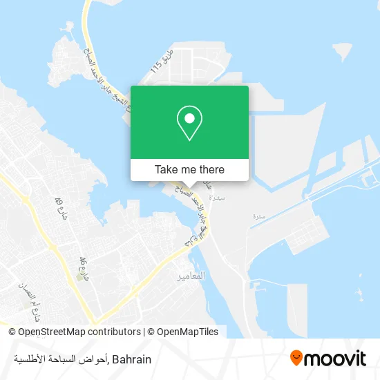 Atlantic Swimming Pools map