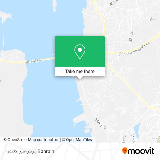 كوندومينيو أتلانتس map