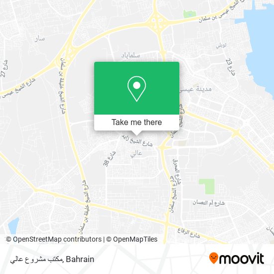 مكتب مشروع عالي map
