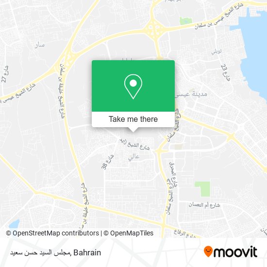 مجلس السيد حسن سعيد map