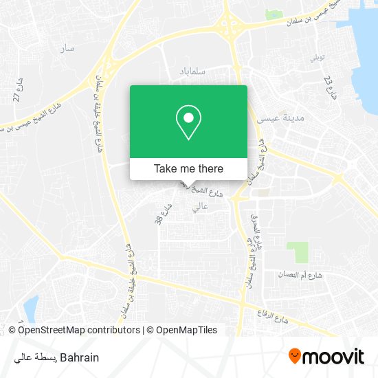 بسطة عالي map