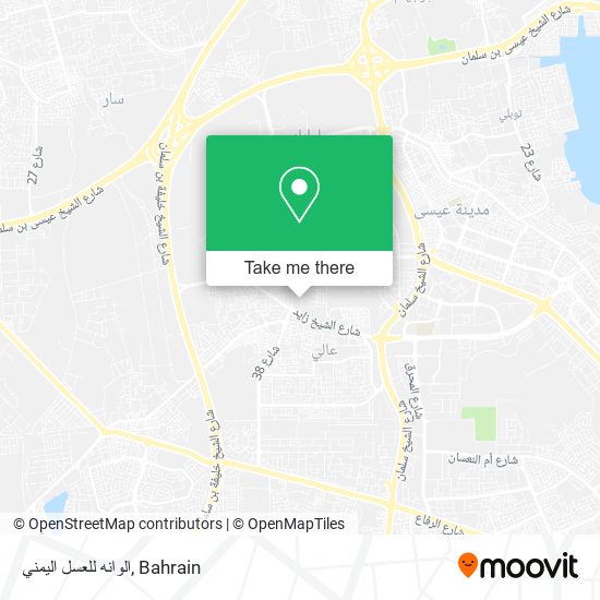 الوانه للعسل اليمني map