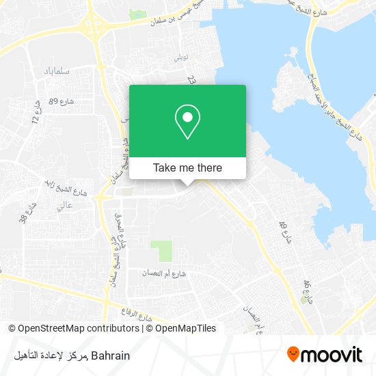 مركز لإعادة التأهيل map