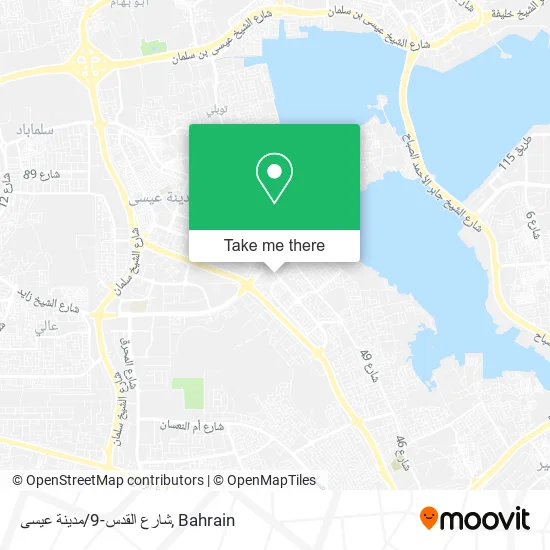 شارع القدس-9/مدينة عيسى map