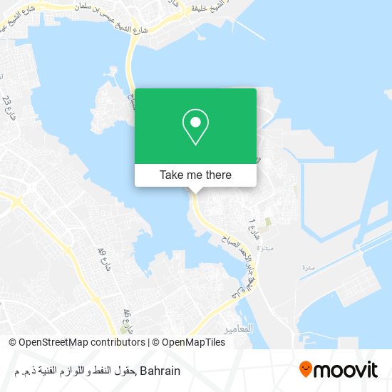 حقول النفط واللوازم الفنية ذ.م. م map
