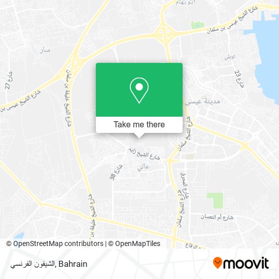 الشيفون الفرنسي map