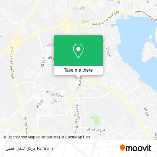 مركز السنان الطبي map