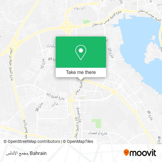 مجمع الأندلس map