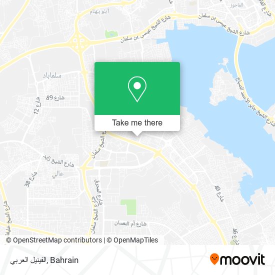 الفينيل العربي map