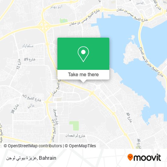 عزيزة بيوتي لوجن map