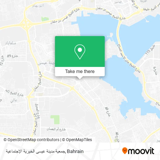 جمعية مدينة عيسى الخيرية الإجتماعية map