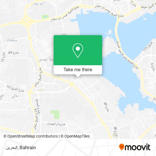 البحرين map