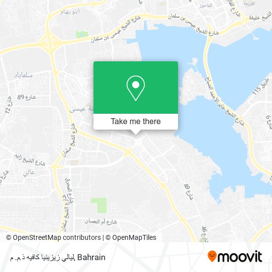 ليالي زيزينيا كافيه ذ.م. م map