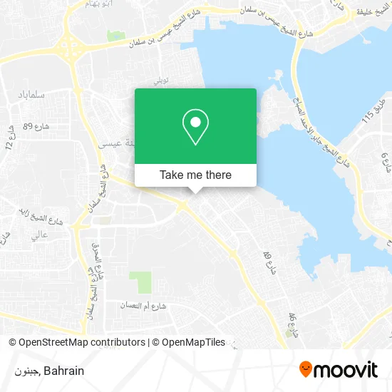 جبنون map