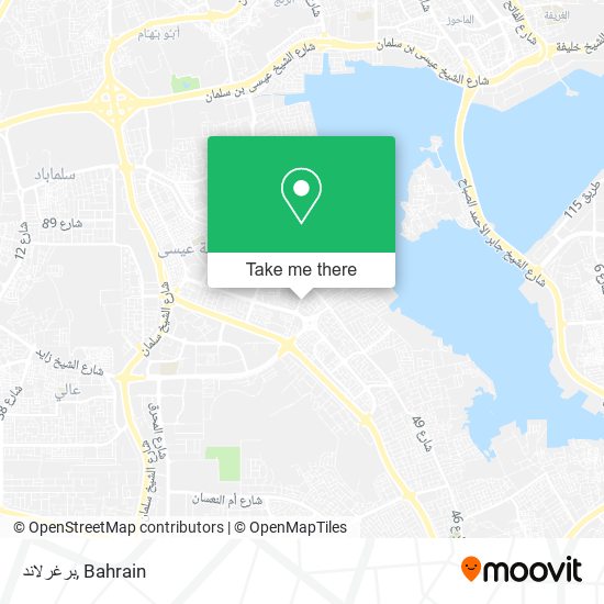 برغرلاند map